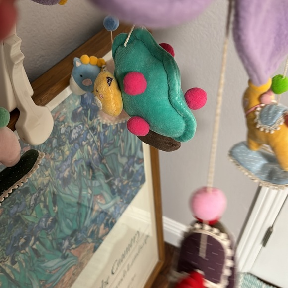 Handmade crib baby nursery mobile - Picture 5 of 6